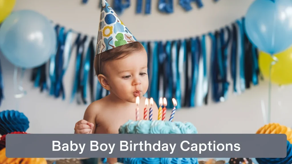 Baby Boy Birthday Captions
