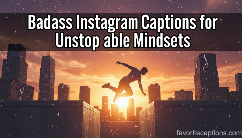 Badass Instagram Captions for Unstoppable Mindsets
