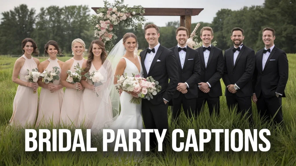 Bridal Party Captions