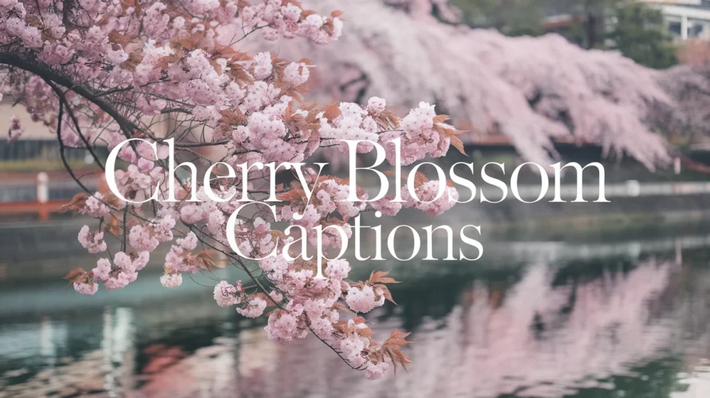 Cherry Blossom Captions