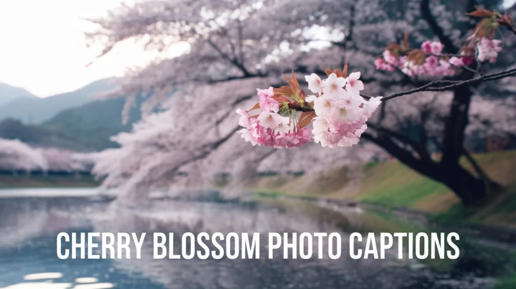 Cherry Blossom Photo Captions