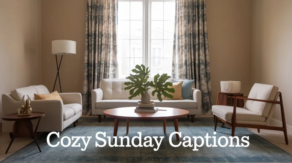 Cozy Sunday Captions