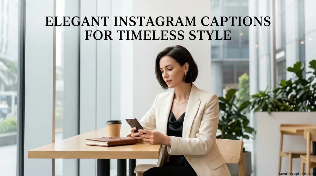 Elegant Instagram Captions for Timeless Style