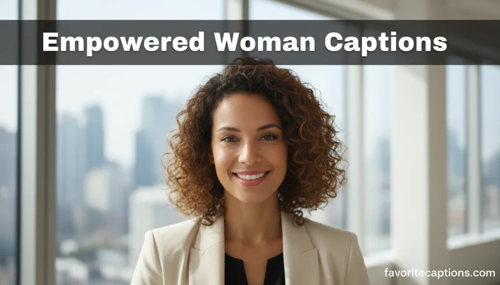 Empowered Woman Captions