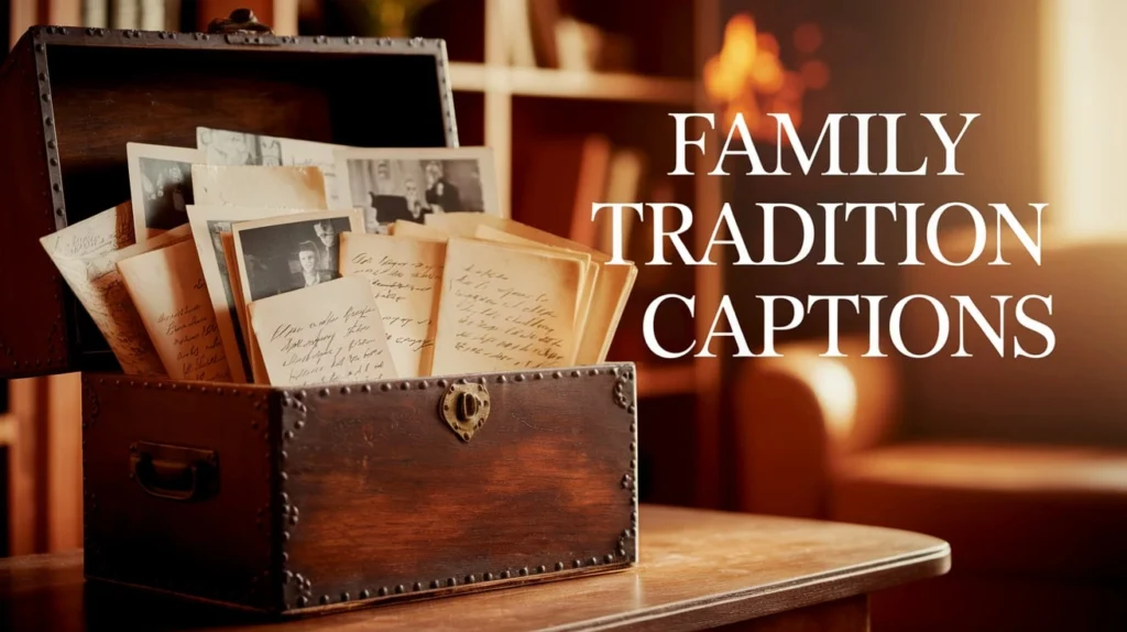 Family Tradition Captions