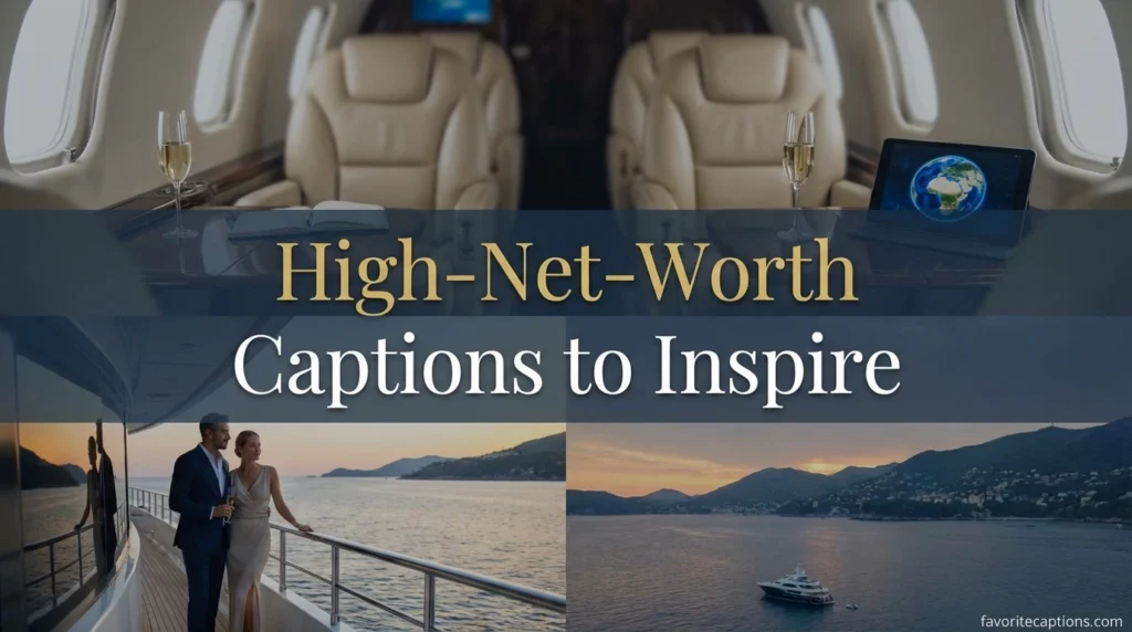 High-Net-Worth Captions to Inspire