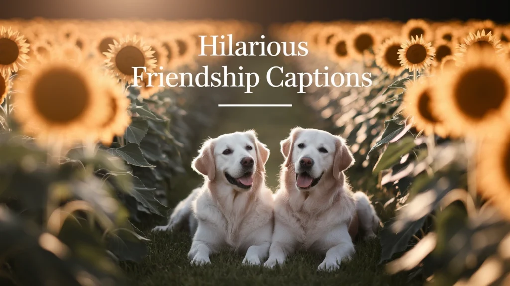 Hilarious Friendship Captions