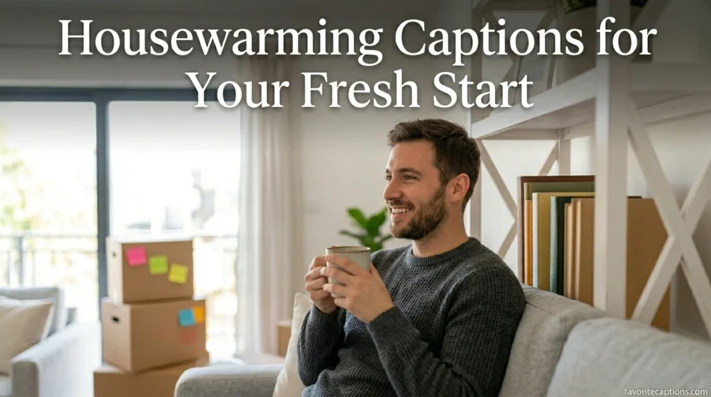 Housewarming Captions for Your Fresh Start