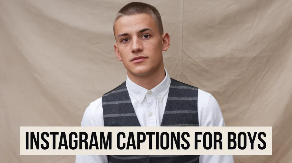 Instagram Captions for Boys