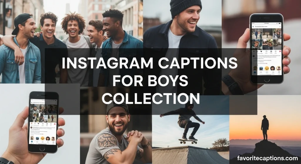 Instagram Captions for Boys Collection