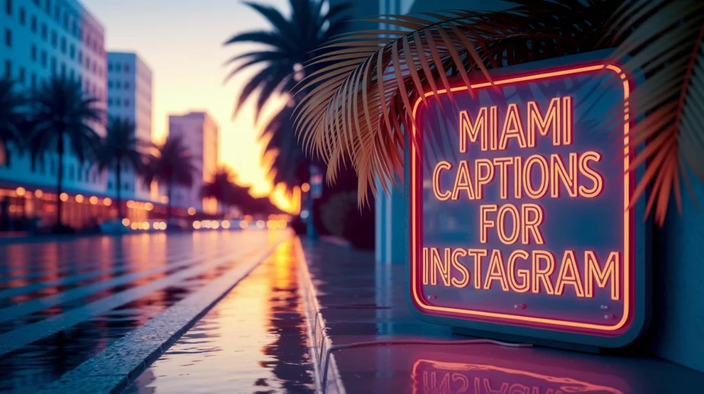 Miami Captions for Instagram