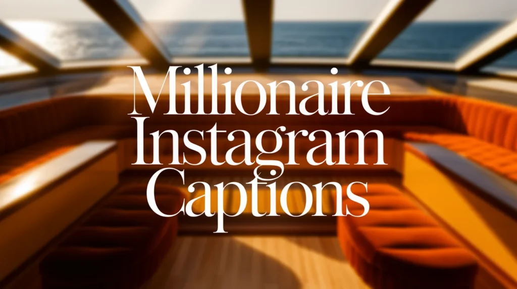 Millionaire Instagram Captions