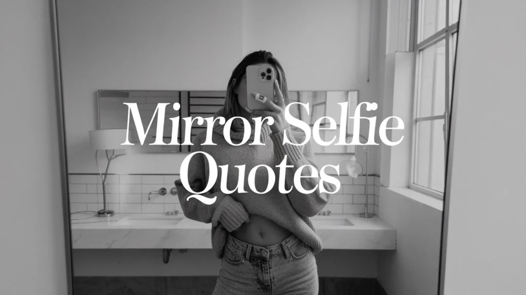 Mirror Selfie Quotes