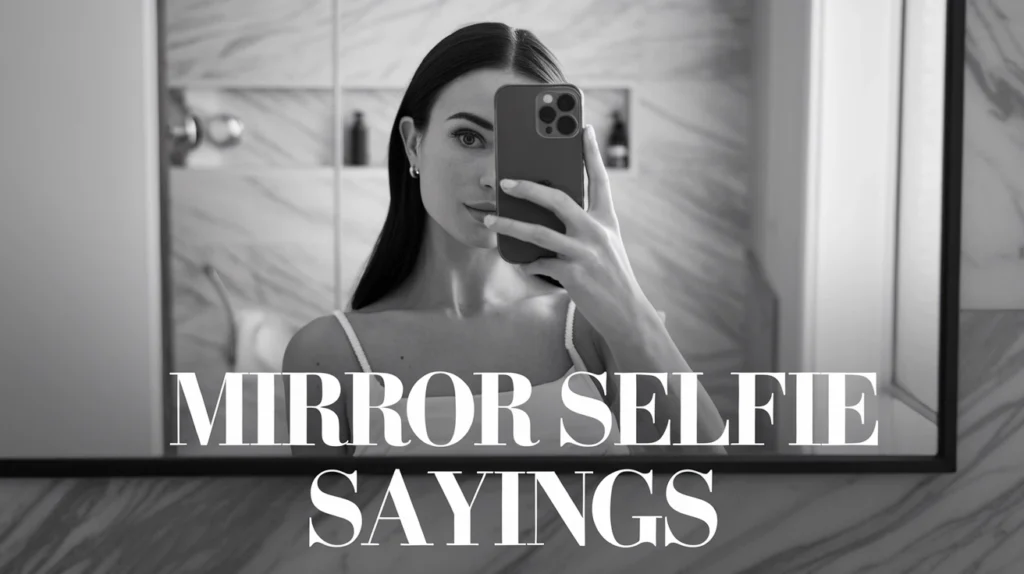Mirror Selfie Sayings