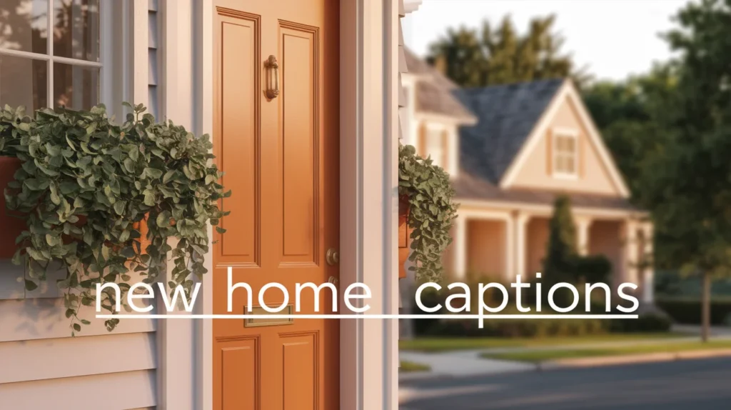 New Home Captions