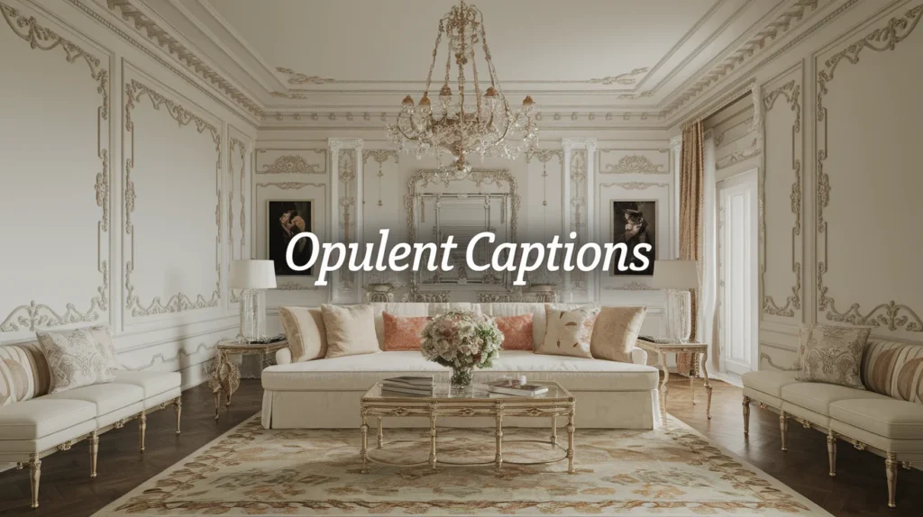 Opulent Captions