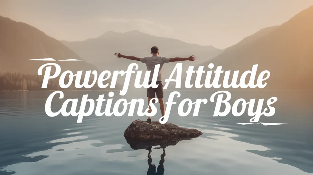 Powerful Attitude Captions for Boys