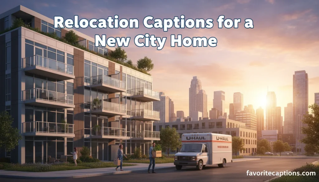Relocation Captions for a New City Home