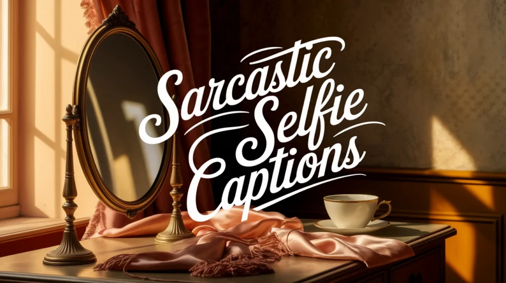 Sarcastic Selfie Captions
