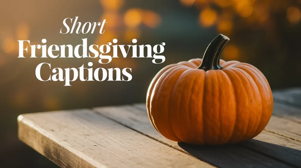 Short Friendsgiving Captions