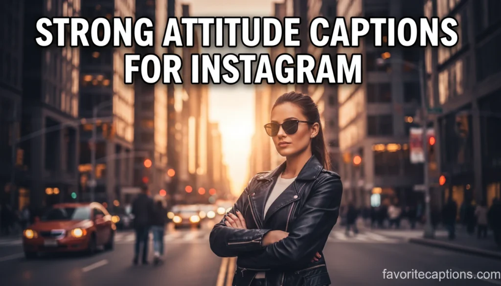 Strong Attitude Captions for Instagram