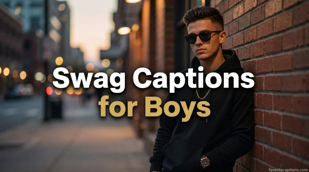 Swag Captions for Boys