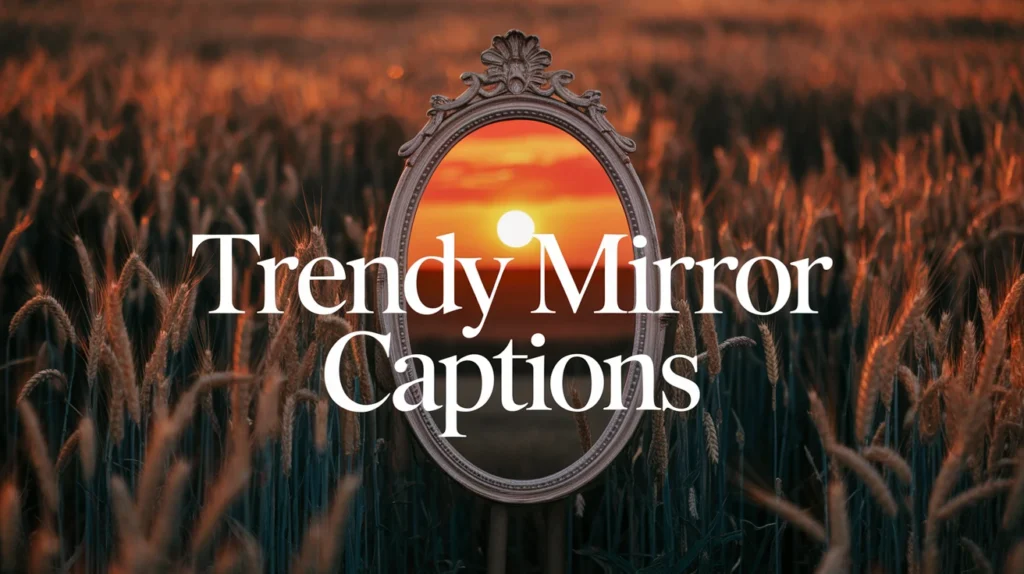 Trendy Mirror Captions