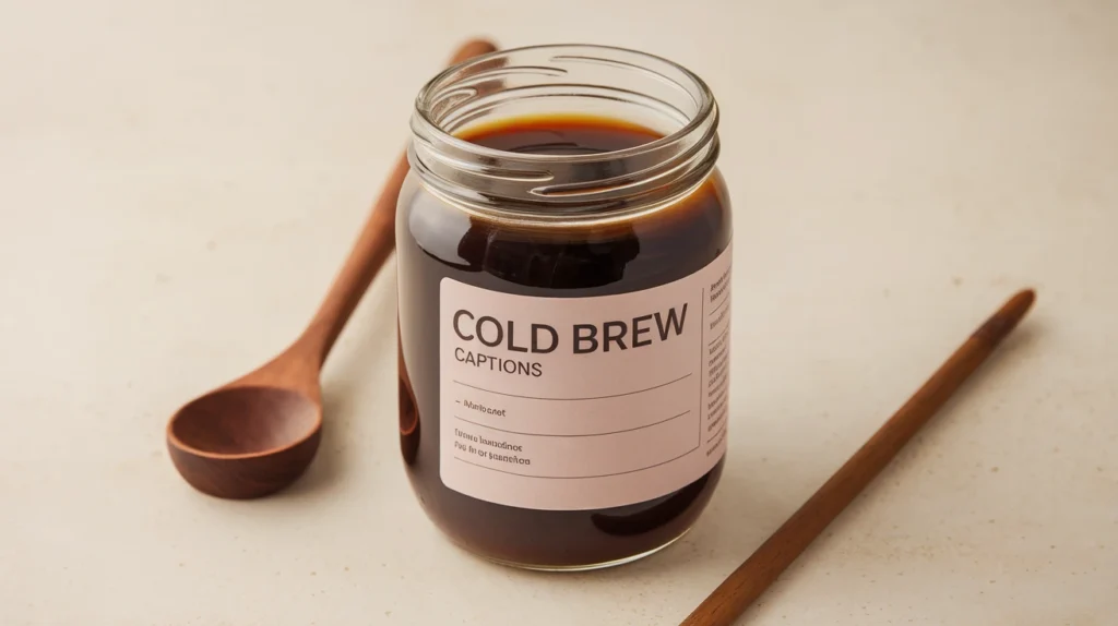 Cold Brew Captions