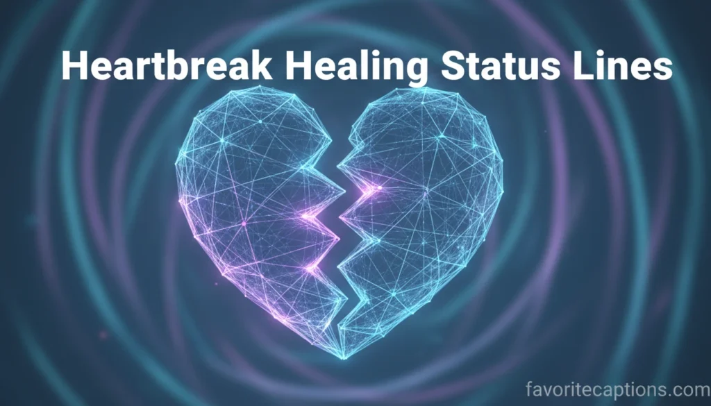 Heartbreak Healing Status Lines