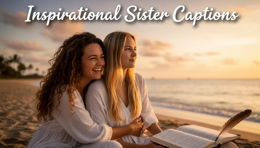 Inspirational Sister Captions