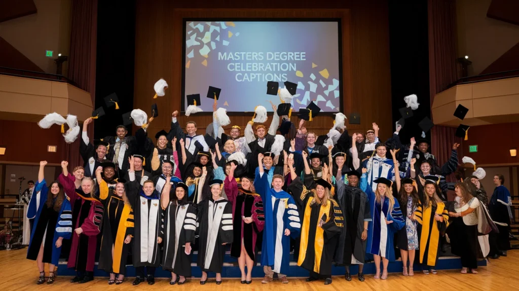 Masters Degree Celebration Captions