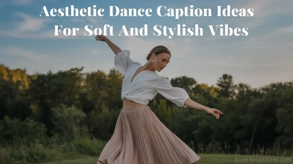 Aesthetic Dance Caption Ideas for Soft and Stylish Vibes