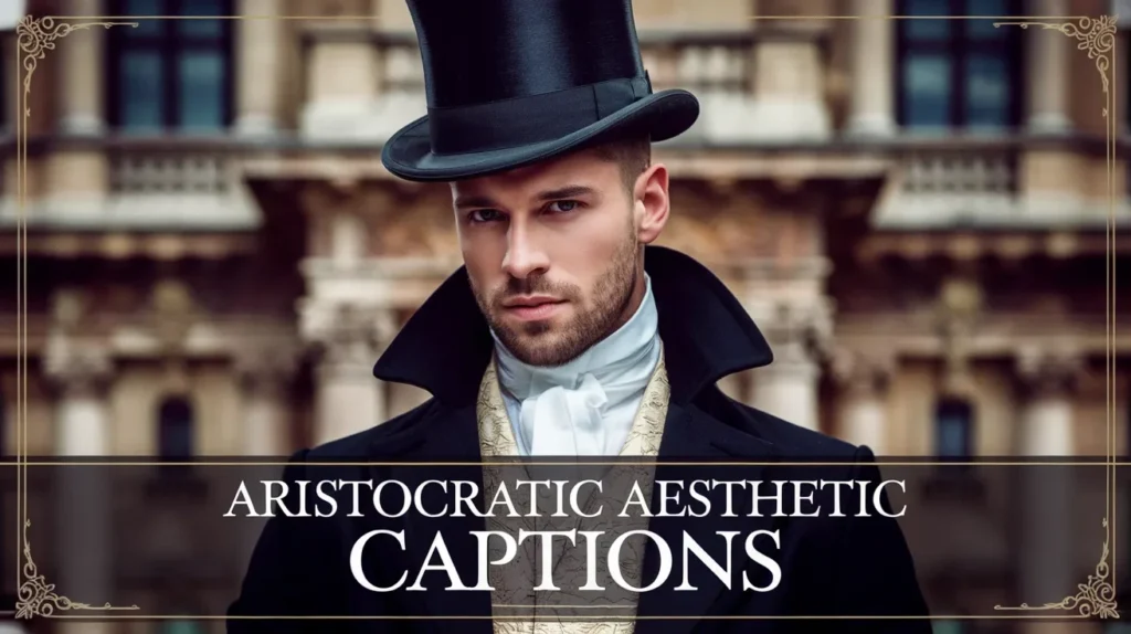 Aristocratic Aesthetic Captions