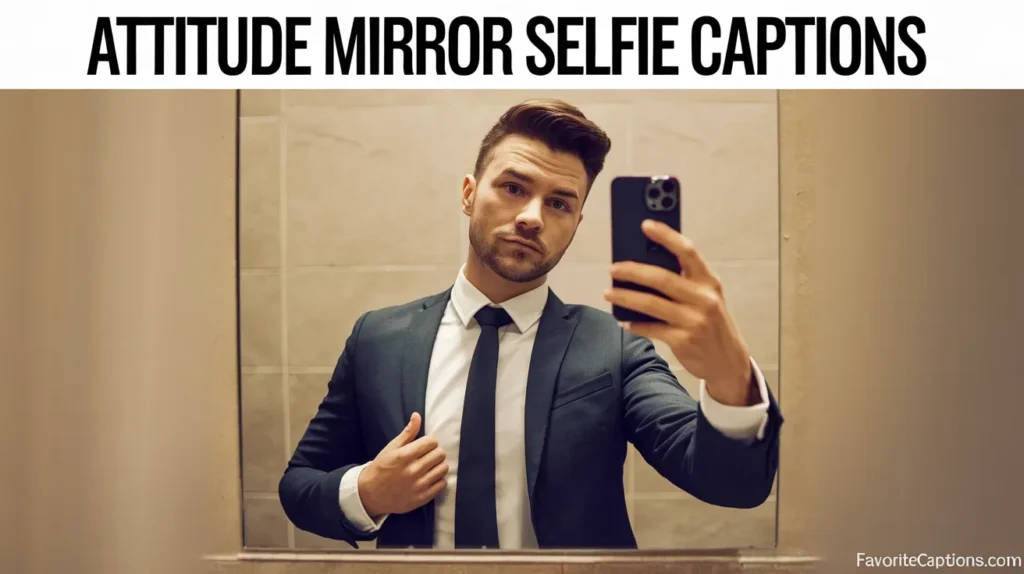 Attitude Mirror Selfie Captions