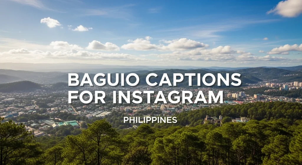 Baguio Captions for Instagram