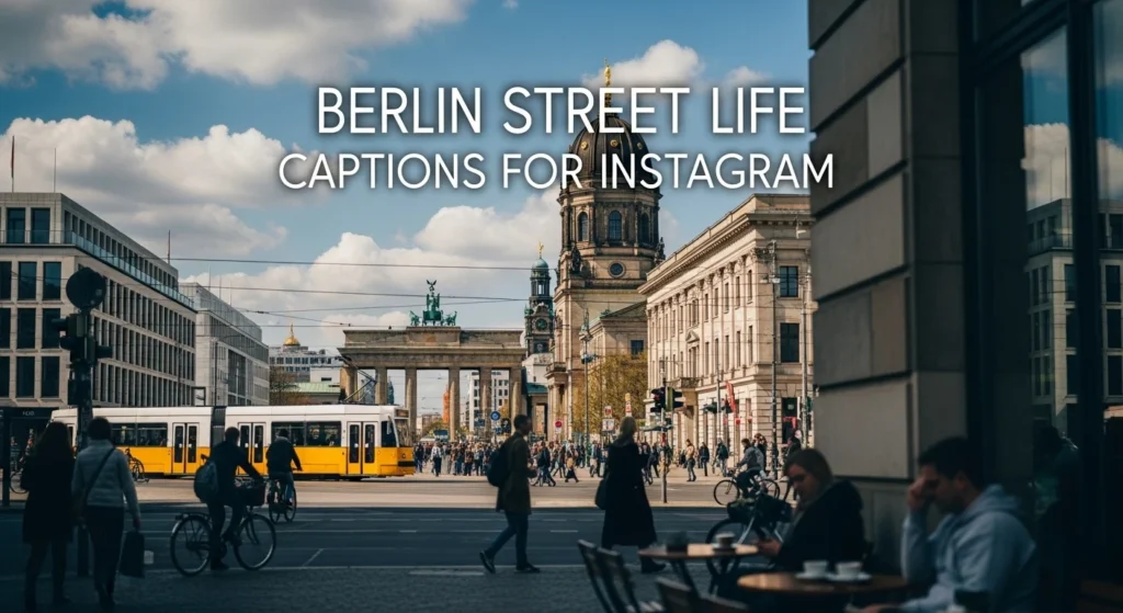 Berlin Street Life Captions for Instagram