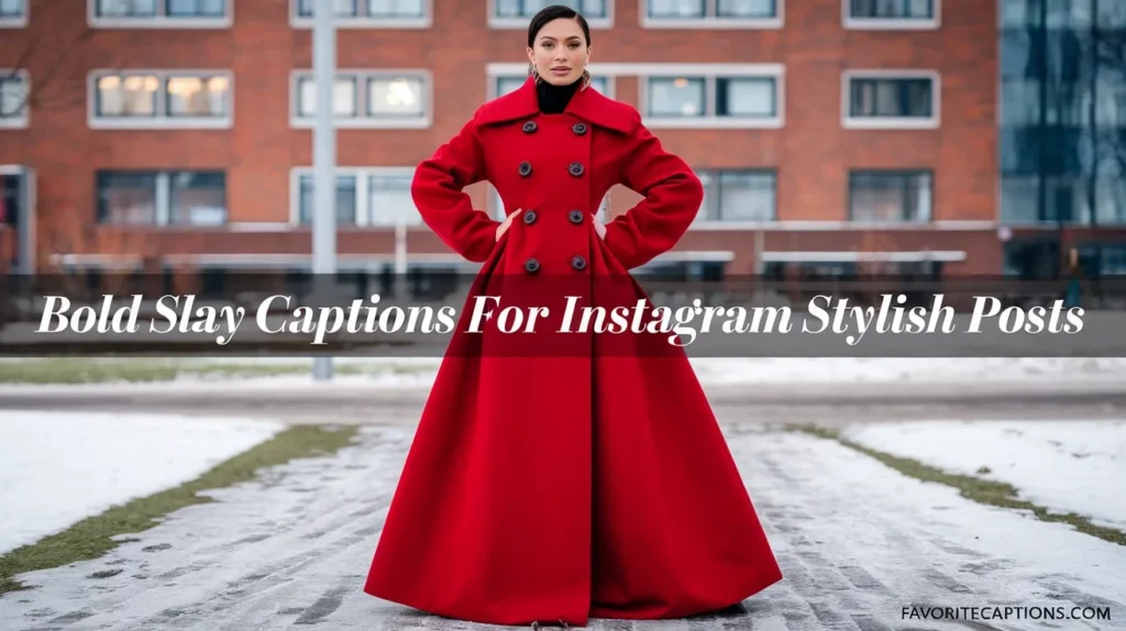 Bold Slay Captions for Instagram Stylish Posts