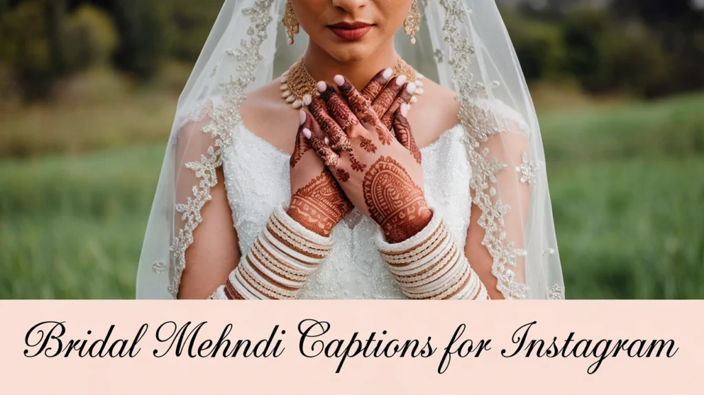 Bridal Mehndi Captions for Instagram