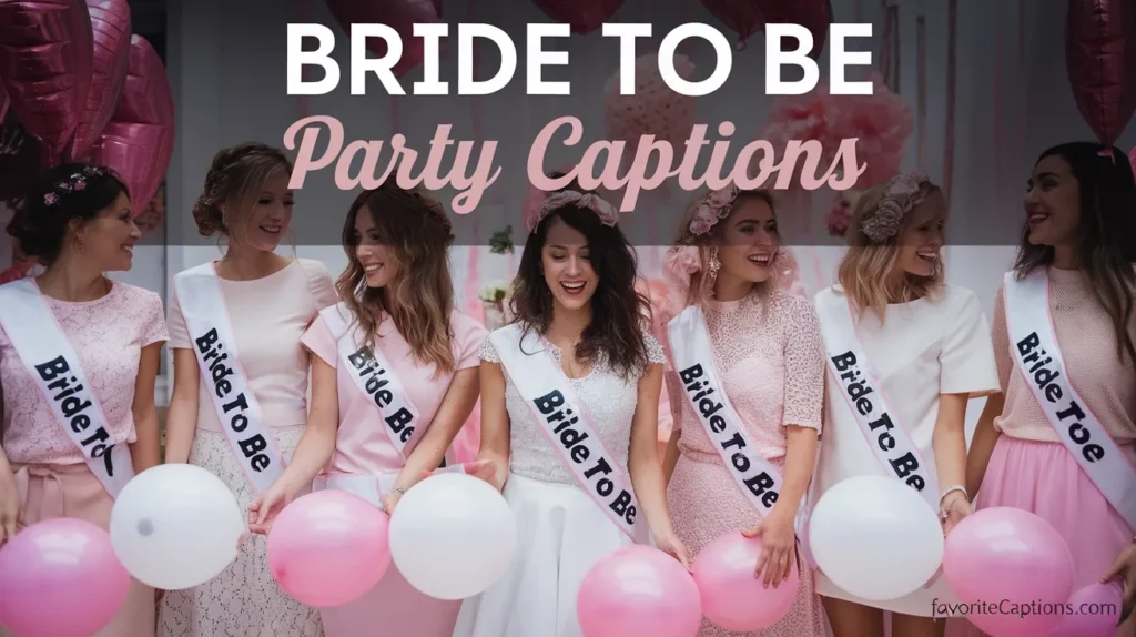 Bride To Be Party Captions