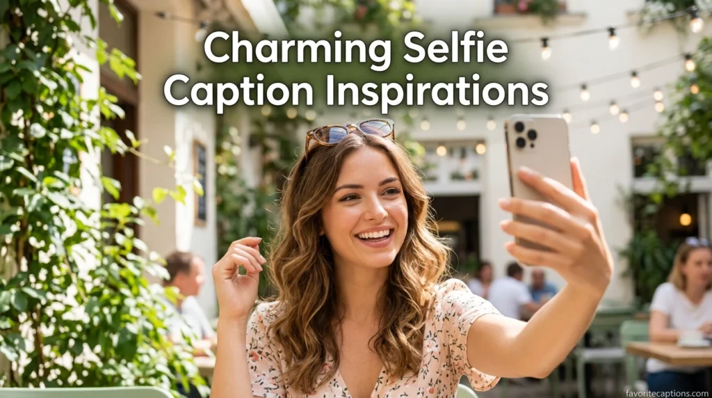 Charming Selfie Caption Inspirations