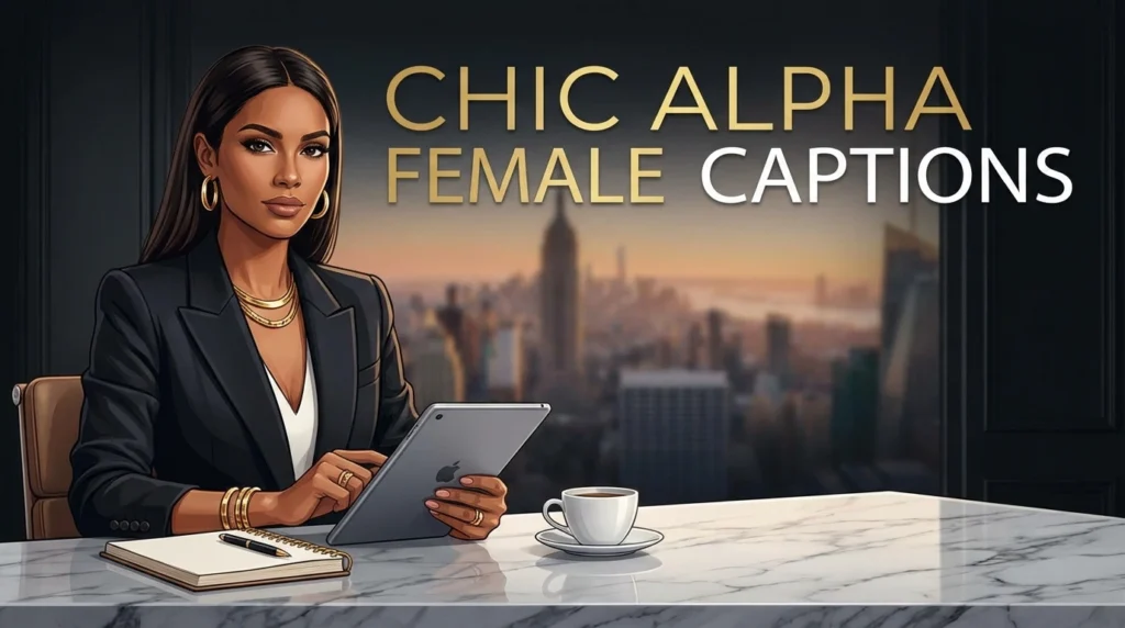 Chic Alpha Female Captions