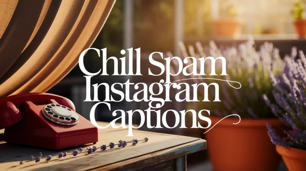 Chill Spam Instagram Captions