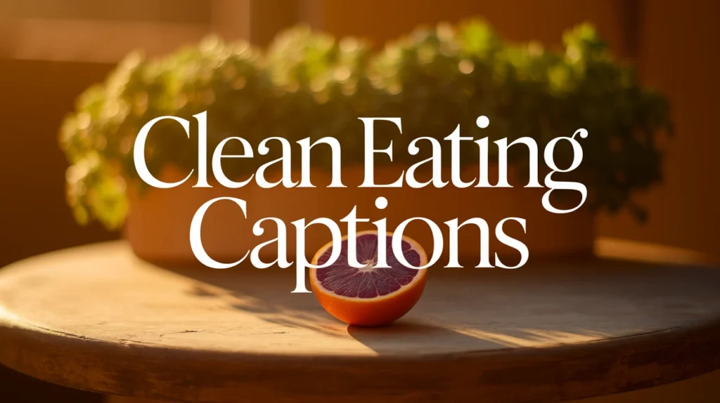 Clean Eating Captions