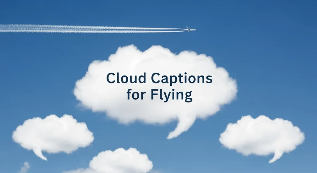 Cloud Captions for Flying