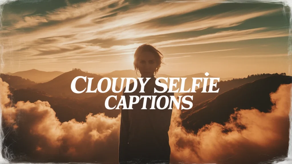 Cloudy Selfie Captions