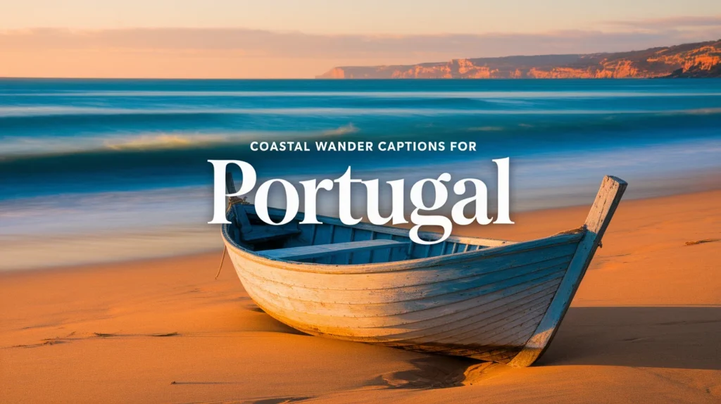 Coastal Wander Captions for Portugal