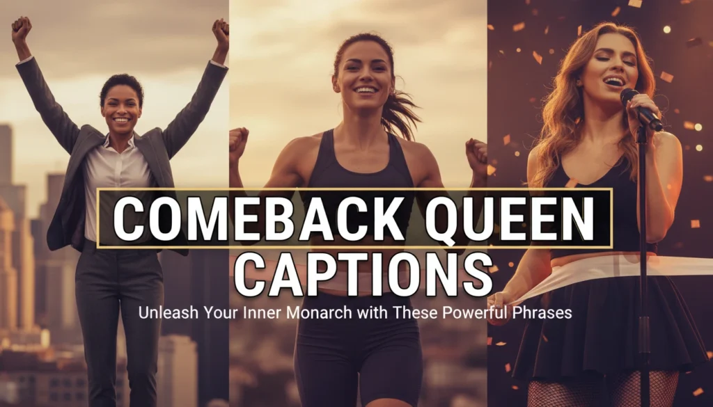 Comeback Queen Captions