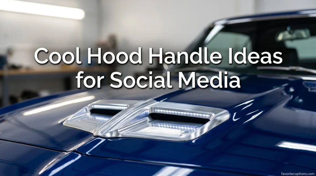 Cool Hood Handle Ideas for Social Media