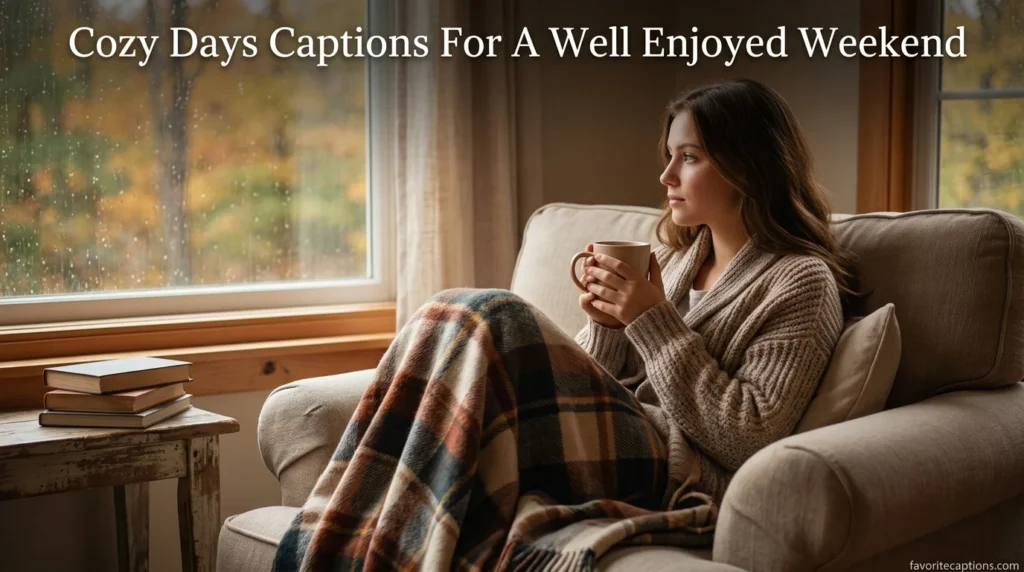 Cozy Days Captions For A Well Enjoyed Weekend