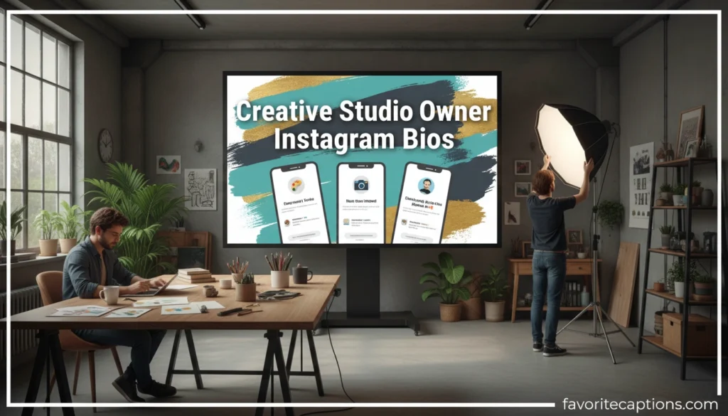 Creative Studio Owner Instagram Bios